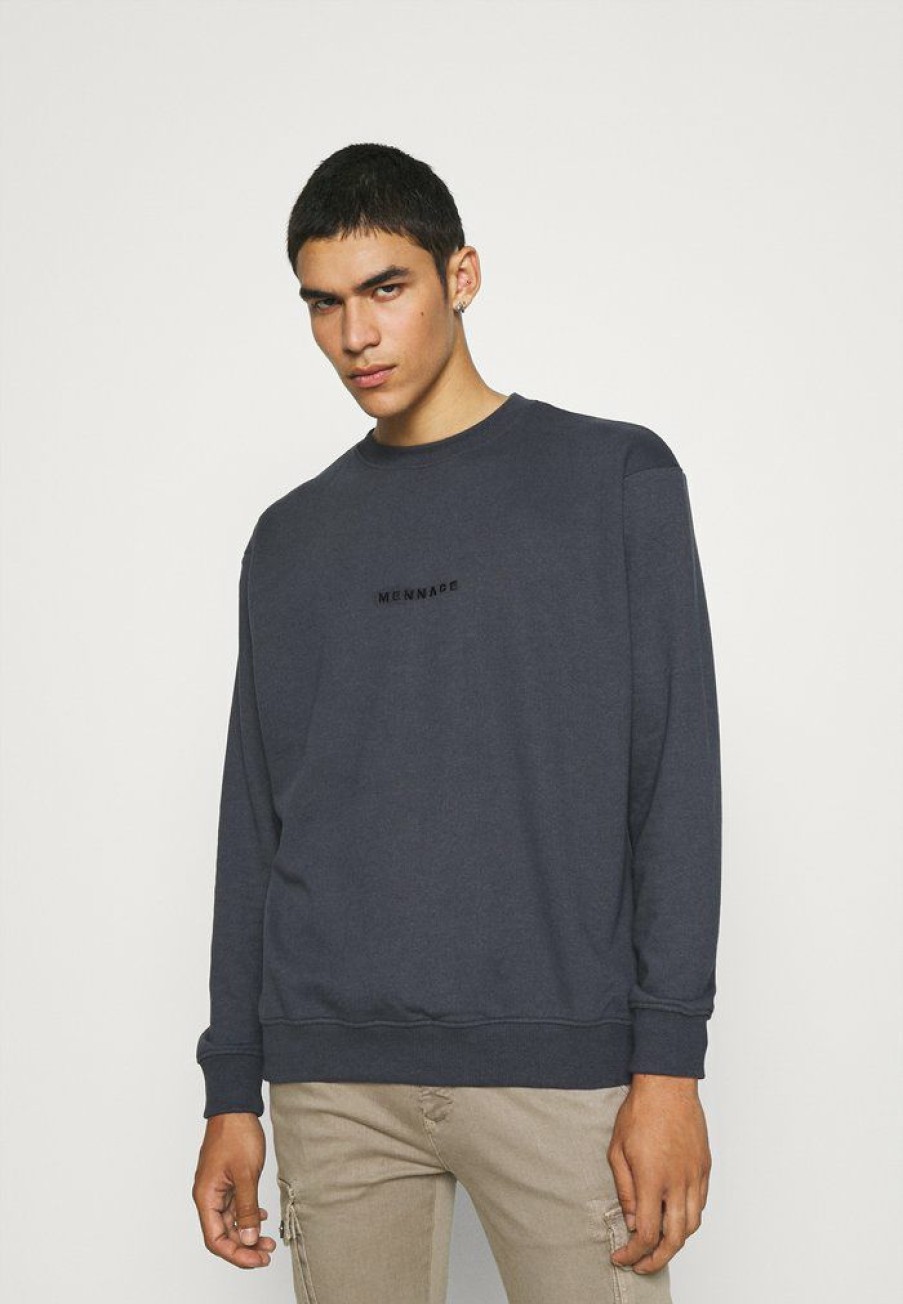 Clothing * | Mennace Essential Unisex Sweatshirt Charcoal