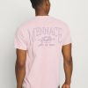 Clothing * | Mennace Track Guide Regular Print T-Shirt Pink