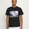 Clothing * | Mennace Season 21 Car Regular Print T-Shirt Black