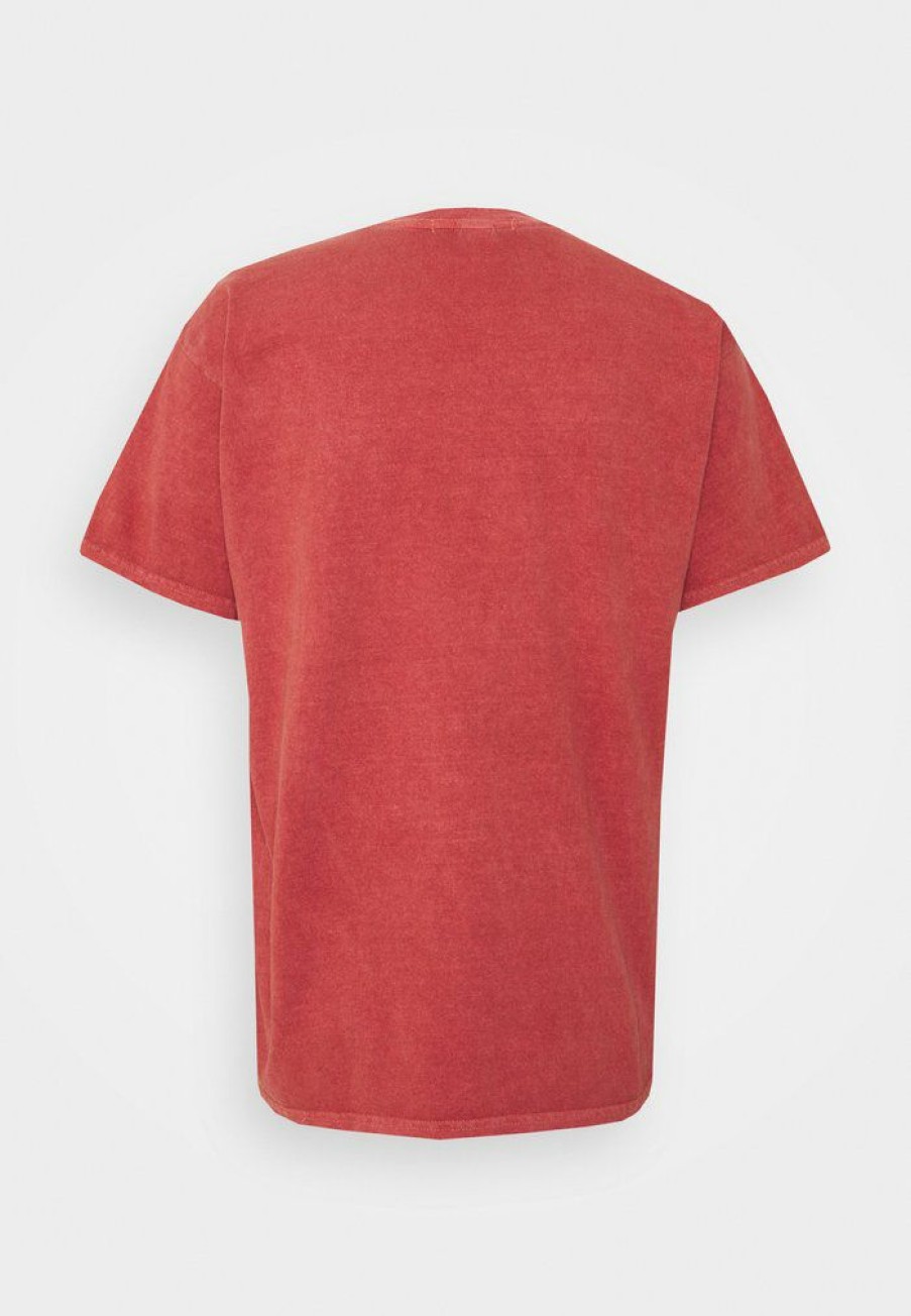 Clothing * | Mennace Unisex Print T-Shirt Burnt Orange