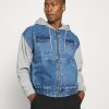 Clothing * | Mennace Oversized Jacket Denim Jacket Blue