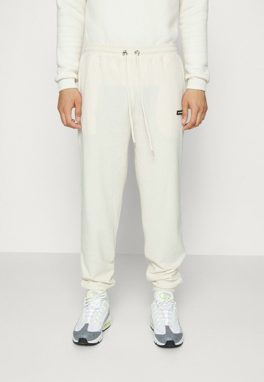 Shirt * | Mennace Regular Jogger Tracksuit Bottoms Off White