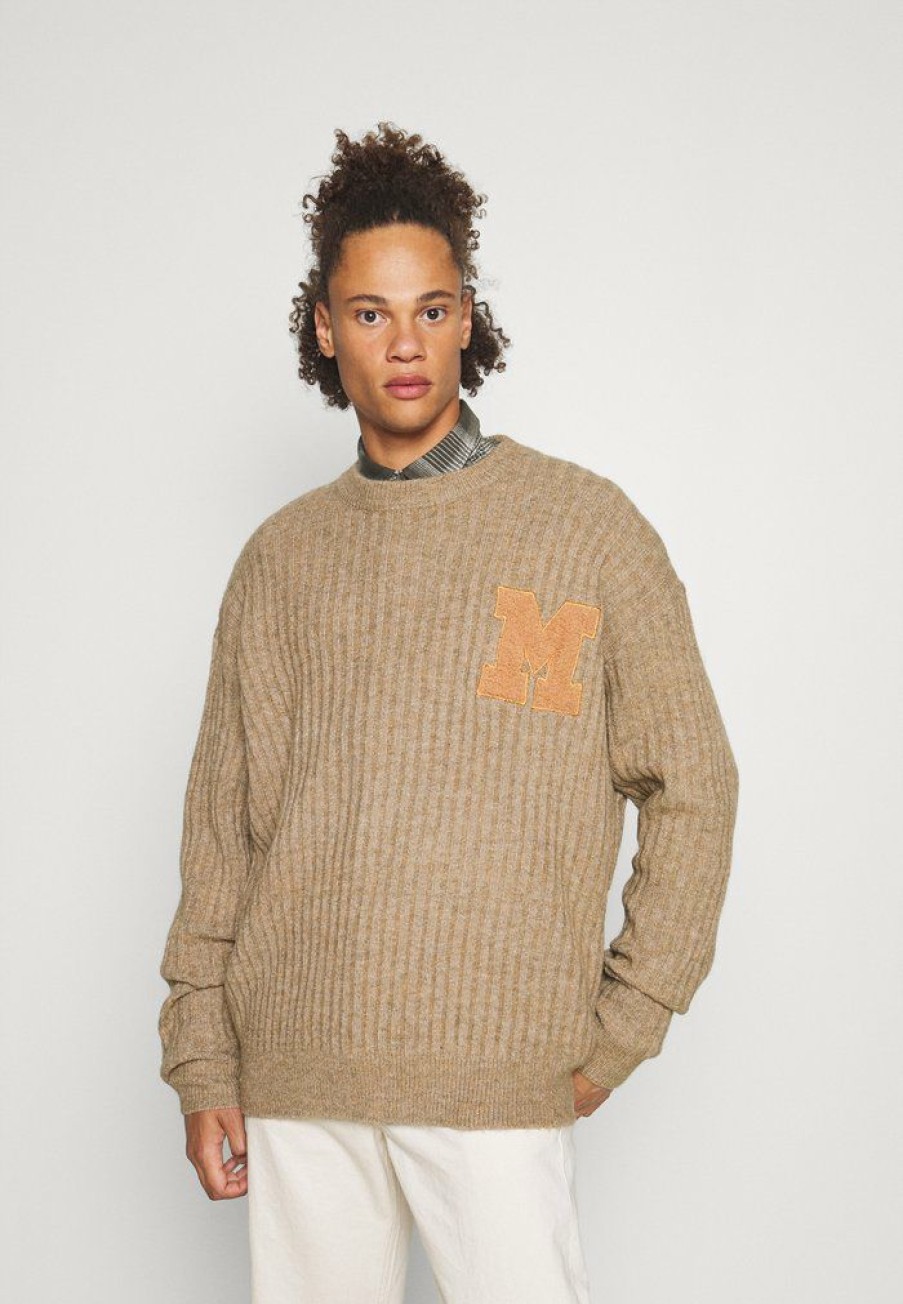 Clothing * | Mennace Hennessey Jumper Sand