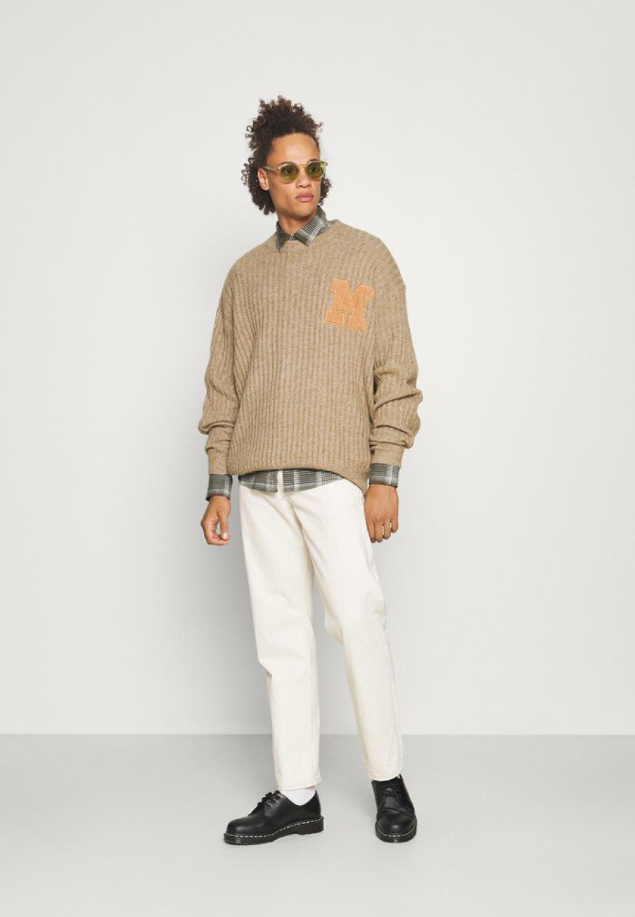 Clothing * | Mennace Hennessey Jumper Sand