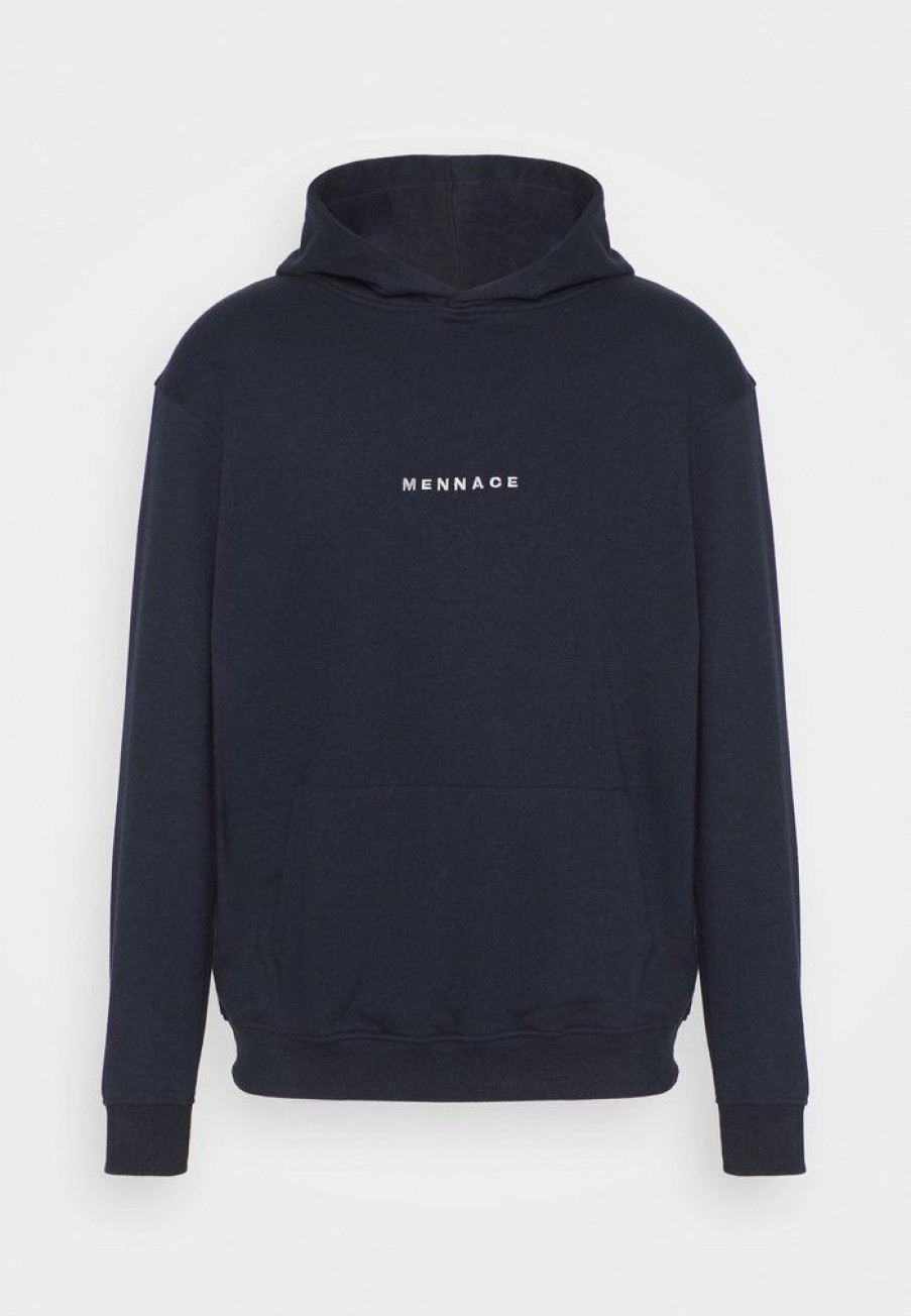 Clothing * | Mennace Essential Hoodie Unisex Sweatshirt Navy