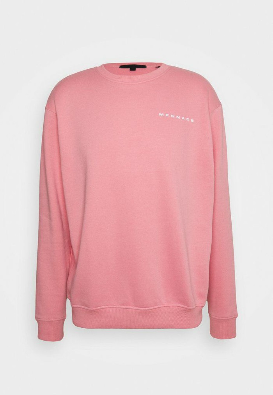 Clothing * | Mennace On The Run Regular Unisex Sweatshirt Pink