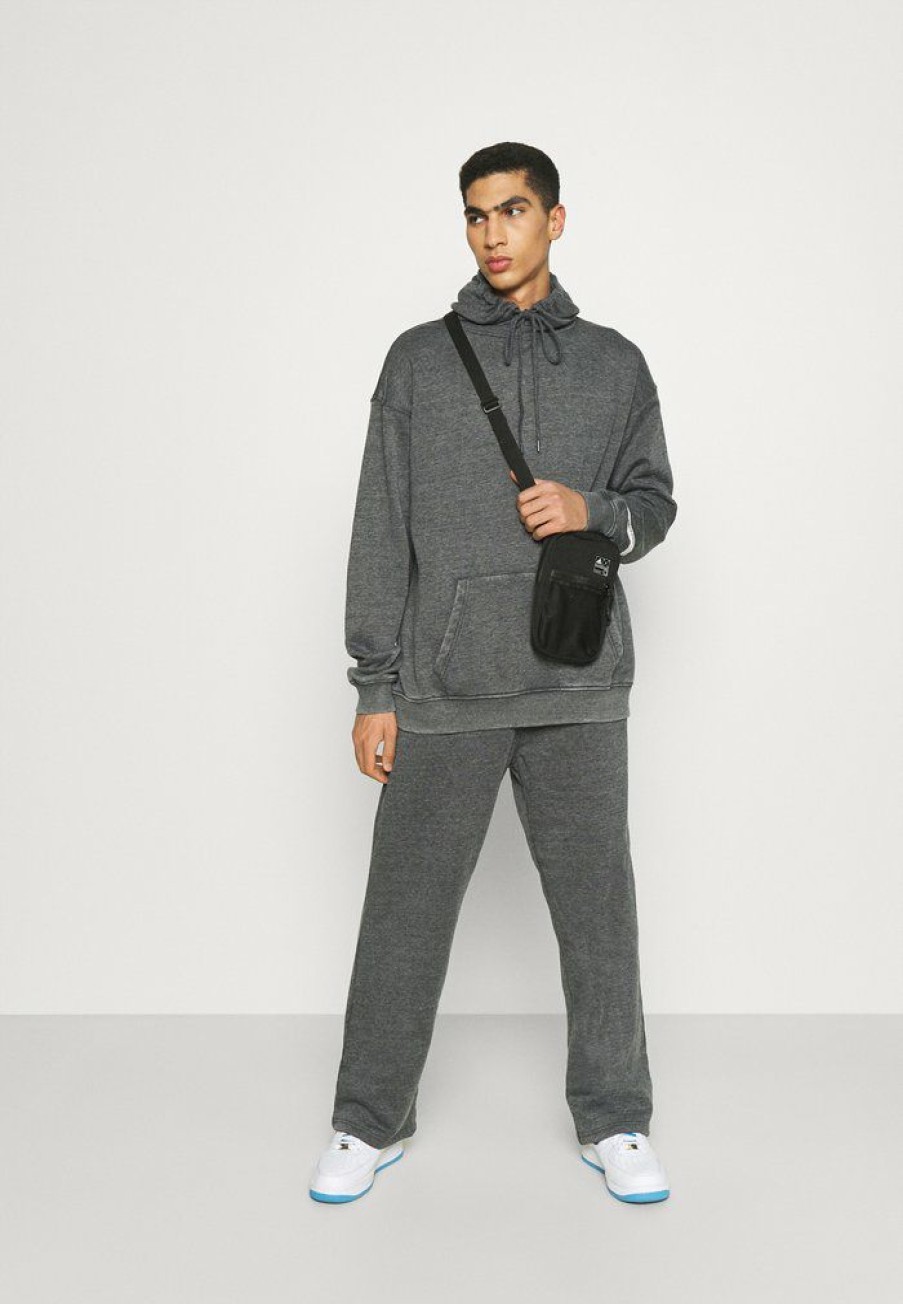 Shirt * | Mennace Reclaim Jogger Unisex Tracksuit Bottoms Washed Black