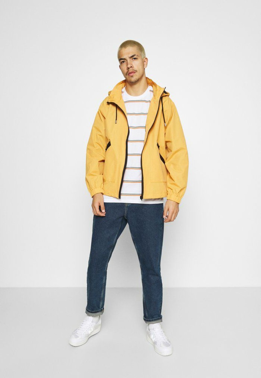 Clothing * | Mennace Washed Tech Jacket Summer Jacket Orange