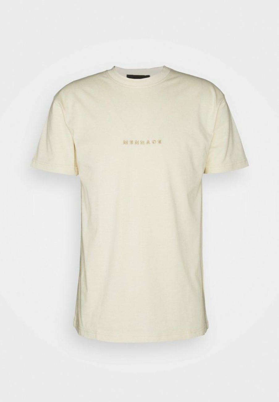 Clothing * | Mennace Essential Print T-Shirt Neutral