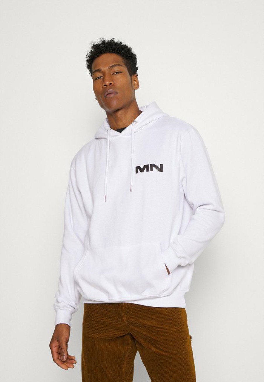 Clothing * | Mennace Season 21 Car Hoodie Sweatshirt White