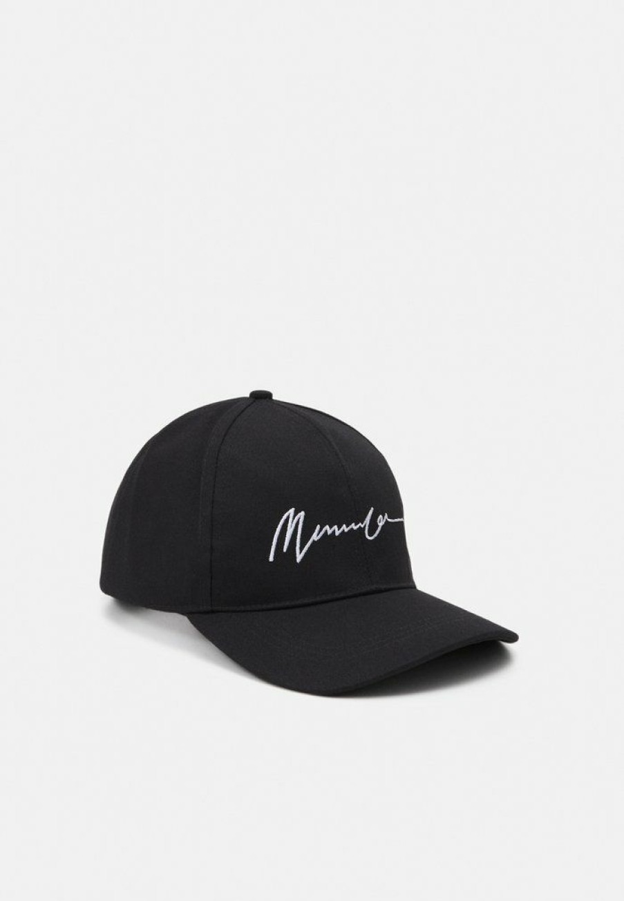 Accessoires * | Mennace Embroidered Logo Unisex Cap Black