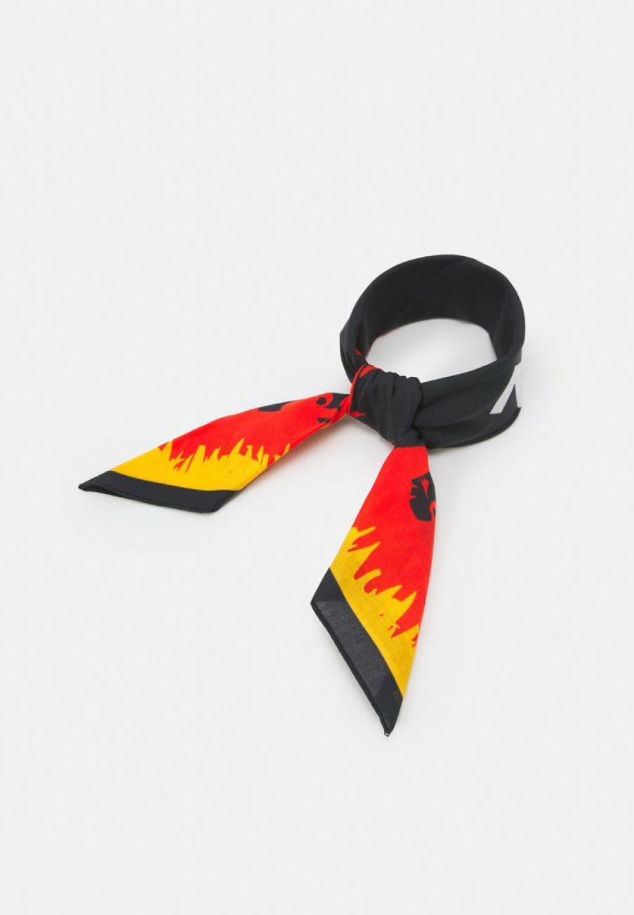 Accessoires * | Mennace Petrol Flame Bandana Unisex Foulard Multi