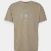 Clothing * | Mennace Solstice Of Light Print T-Shirt Stone