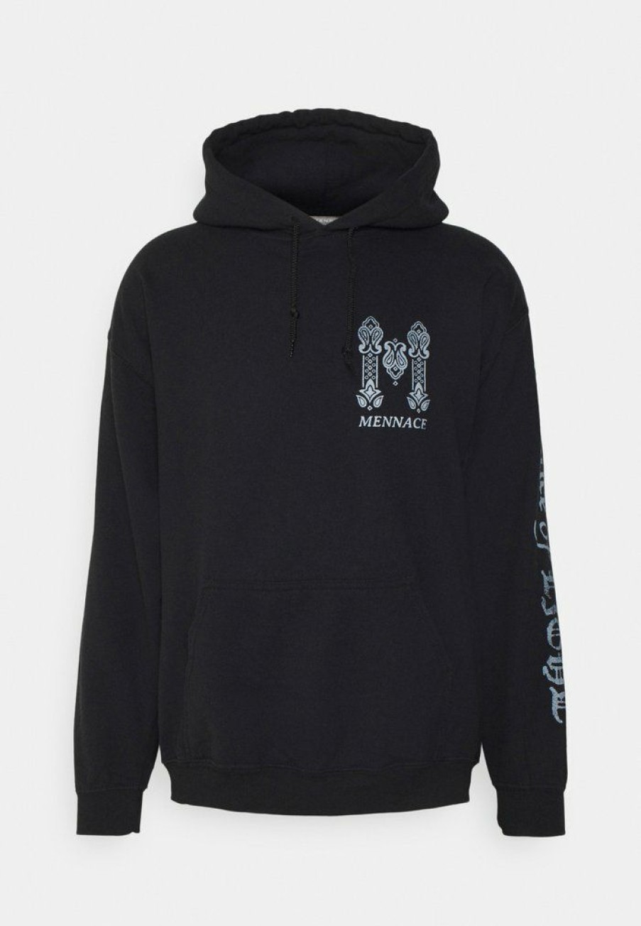 Clothing * | Mennace Solstice Of Light Hoodie Sweatshirt Washed Black