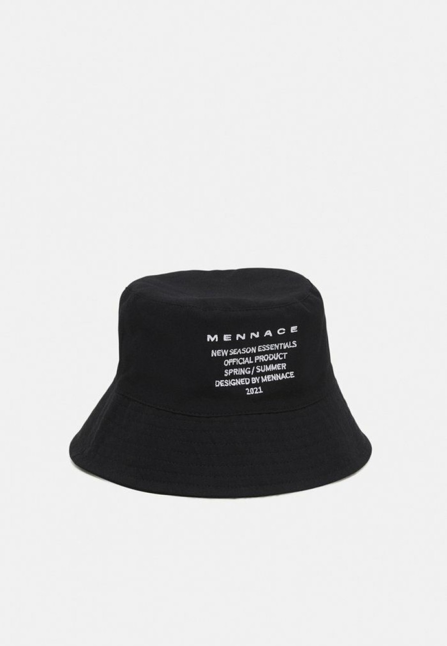 Accessoires * | Mennace New Season Bucket Hat Unisex Hat Black