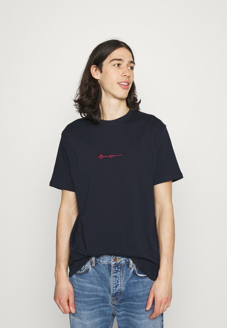 Clothing * | Mennace Essential Tee Unisex Basic T-Shirt Navy