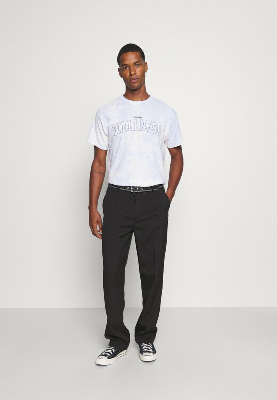 Shirt * | Mennace Mirror Chain Trouser Trousers Black