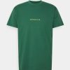 Clothing * | Mennace Essential Regular Unisex Print T-Shirt Green