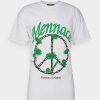 Clothing * | Mennace Passion Of Nature Print T-Shirt White