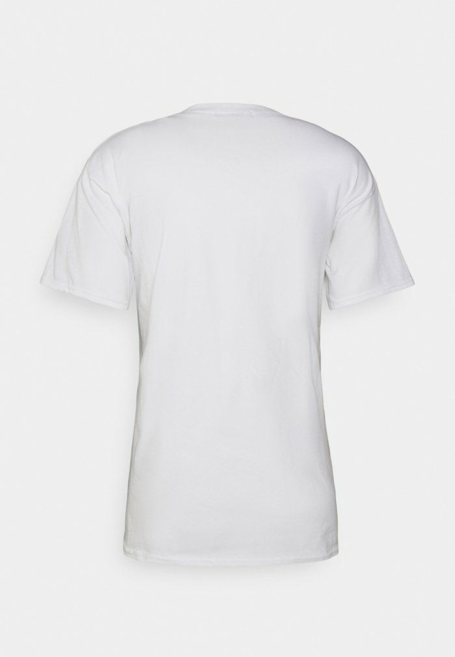 Clothing * | Mennace Passion Of Nature Print T-Shirt White