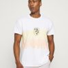 Clothing * | Mennace Havana Tie Dye Shirt Print T-Shirt White