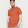 Clothing * | Mennace Unisex Essential Regular Basic T-Shirt Burnt Orange