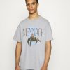 Clothing * | Mennace Rosebowl Rodeo Regular Print T-Shirt Grey