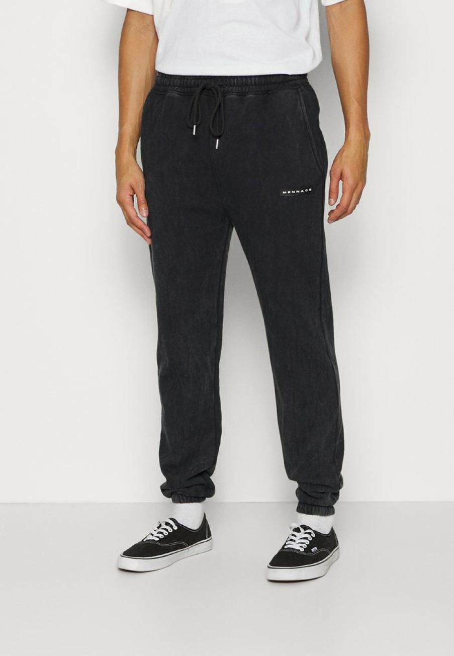 Shirt * | Mennace Tracksuit Bottoms Black