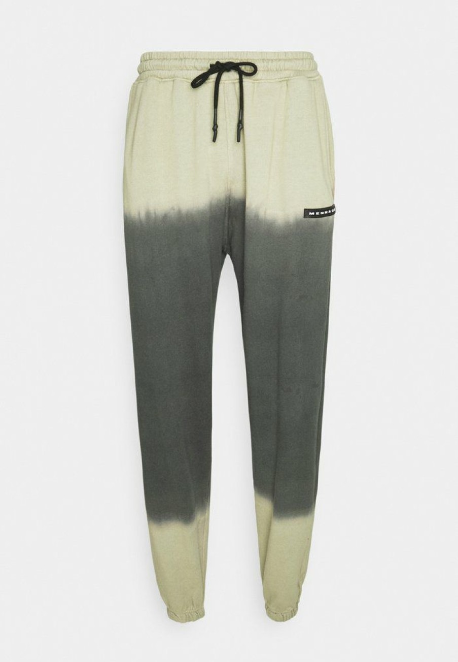 Shirt * | Mennace Dip Dye Regular Unisex Tracksuit Bottoms Black