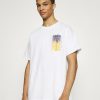 Clothing * | Mennace Sundaze Boulevard Print T-Shirt White