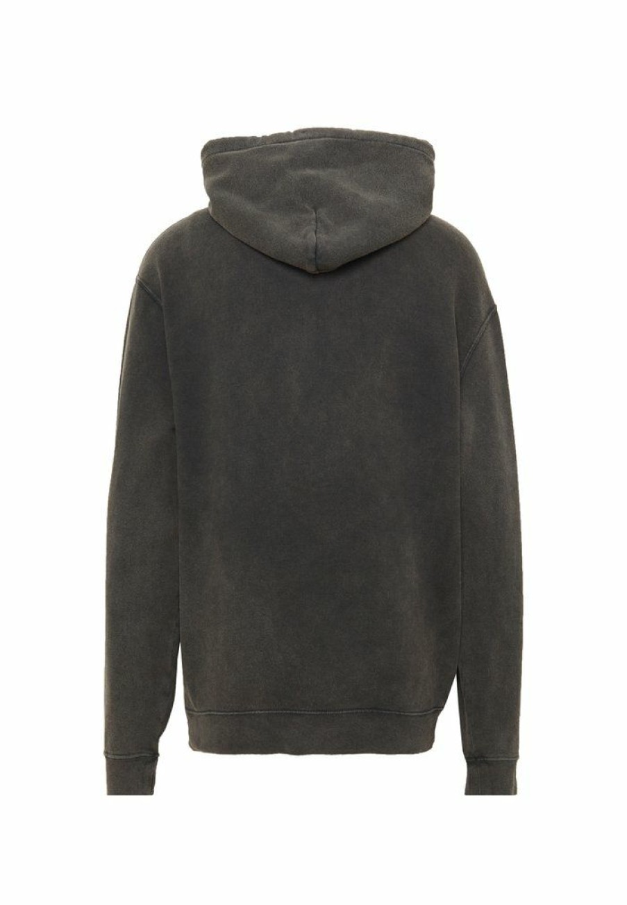 Clothing * | Mennace Washed Primary Hoodie Black