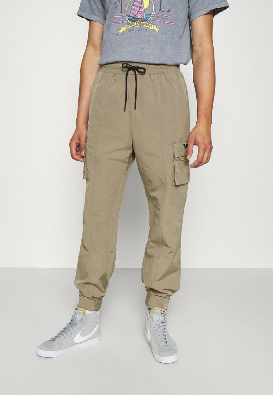 Shirt * | Mennace Tech Tracksuit Bottom Cargo Trousers Tan