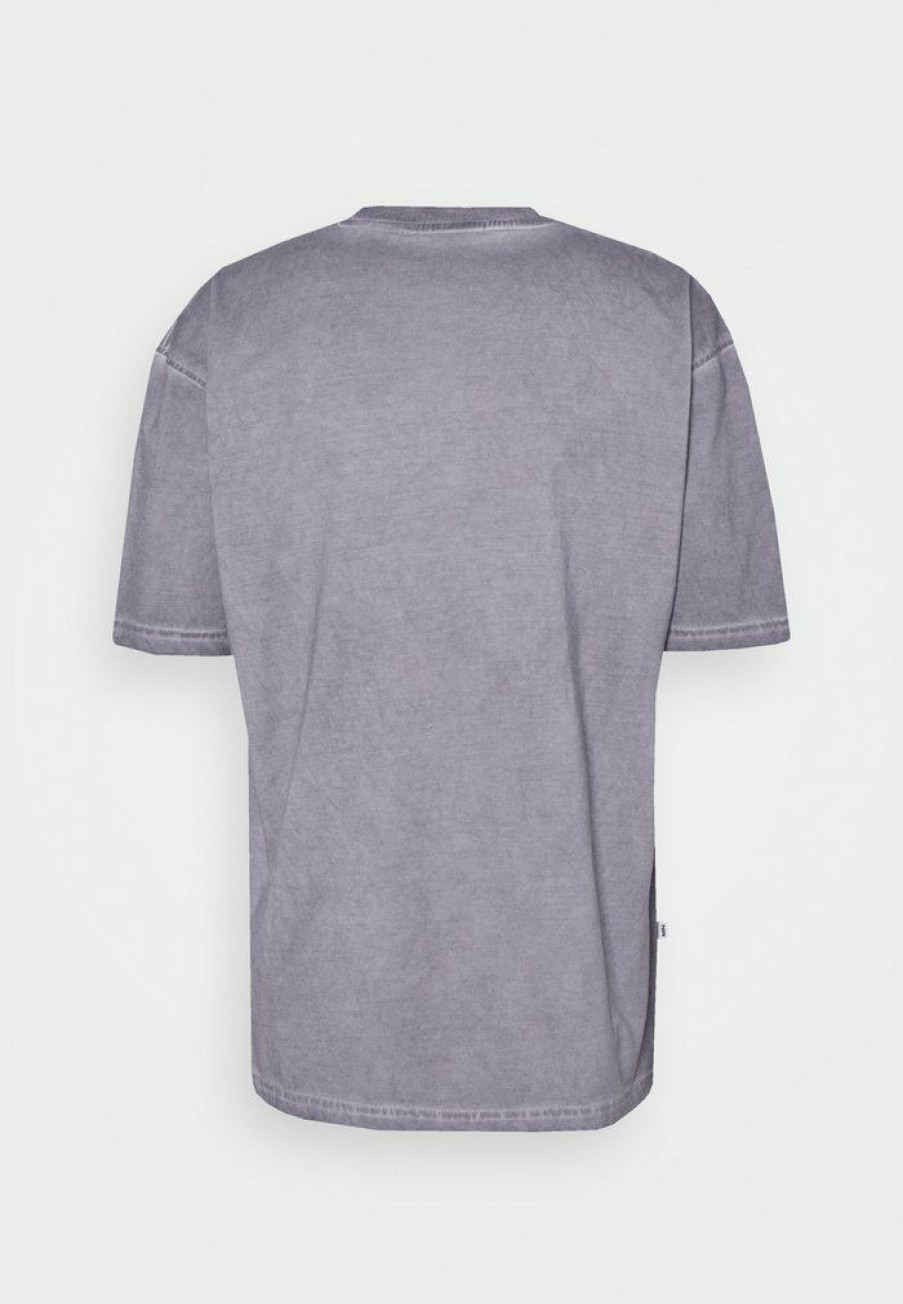 Clothing * | Mennace Reclaim Washed Pocket Tee Unisex Basic T-Shirt Charcoal