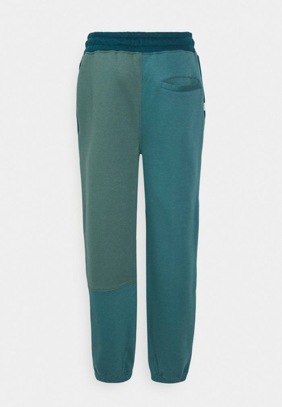 Shirt * | Mennace Patchwork Jogger Tracksuit Bottoms Green