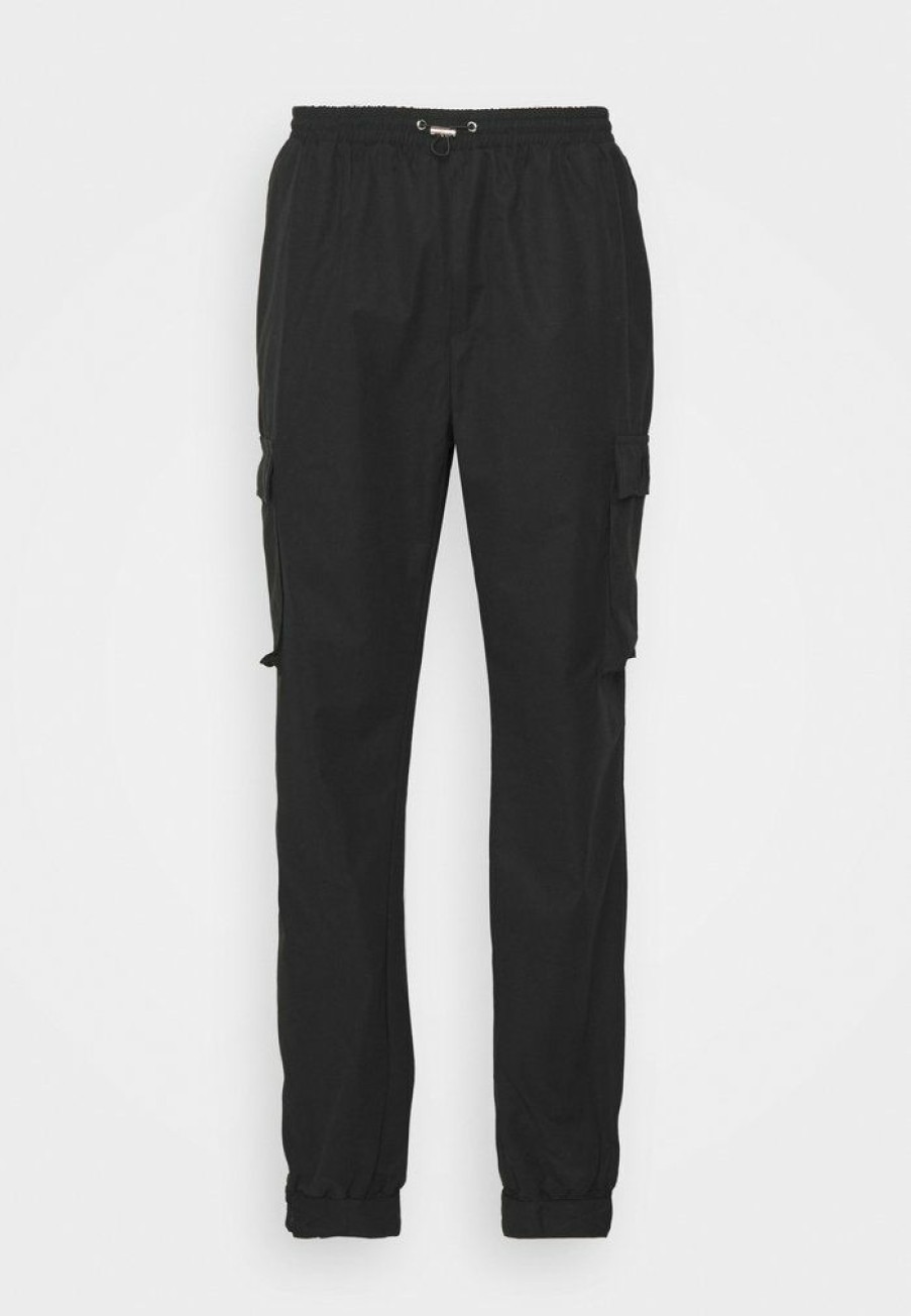 Shirt * | Mennace Trouser Cargo Trousers Black