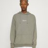 Clothing * | Mennace Washed Primary Hoodie Sweatshirt Khaki