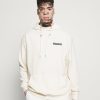 Clothing * | Mennace Waffle Regular Hoodie Sweatshirt Off White