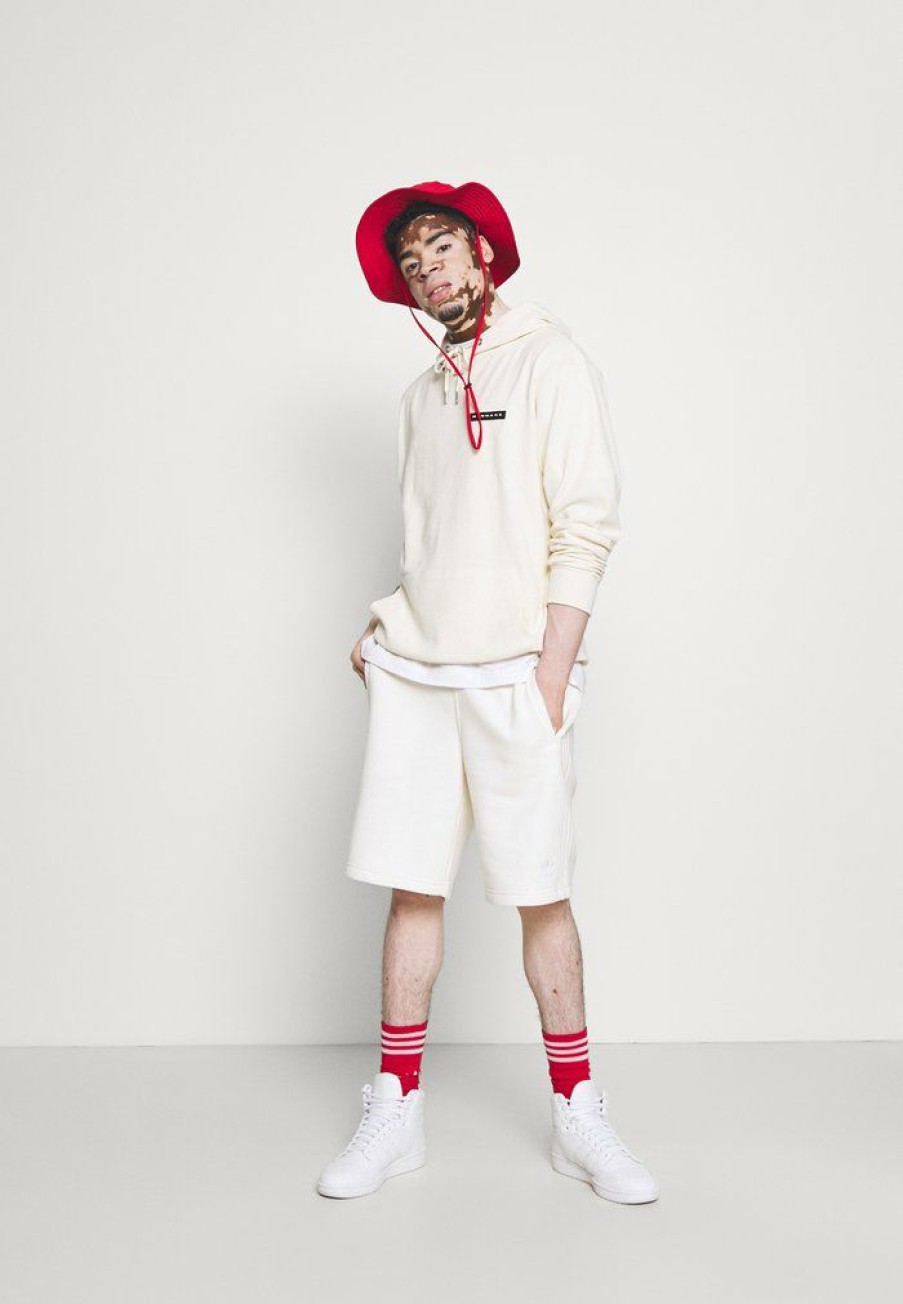 Clothing * | Mennace Waffle Regular Hoodie Sweatshirt Off White