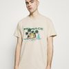 Clothing * | Mennace Havana Resort Regular Shirt Print T-Shirt Sand