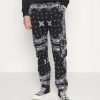 Shirt * | Mennace Joggers Paisley Tracksuit Bottoms Black