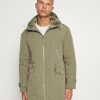 Clothing * | Mennace Evian Quilted Jacket Winter Coat Green