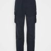 Shirt * | Mennace Contrast Trouser Cargo Trousers Navy