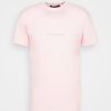 Clothing * | Mennace Unisex Essential Regular Basic T-Shirt Rose