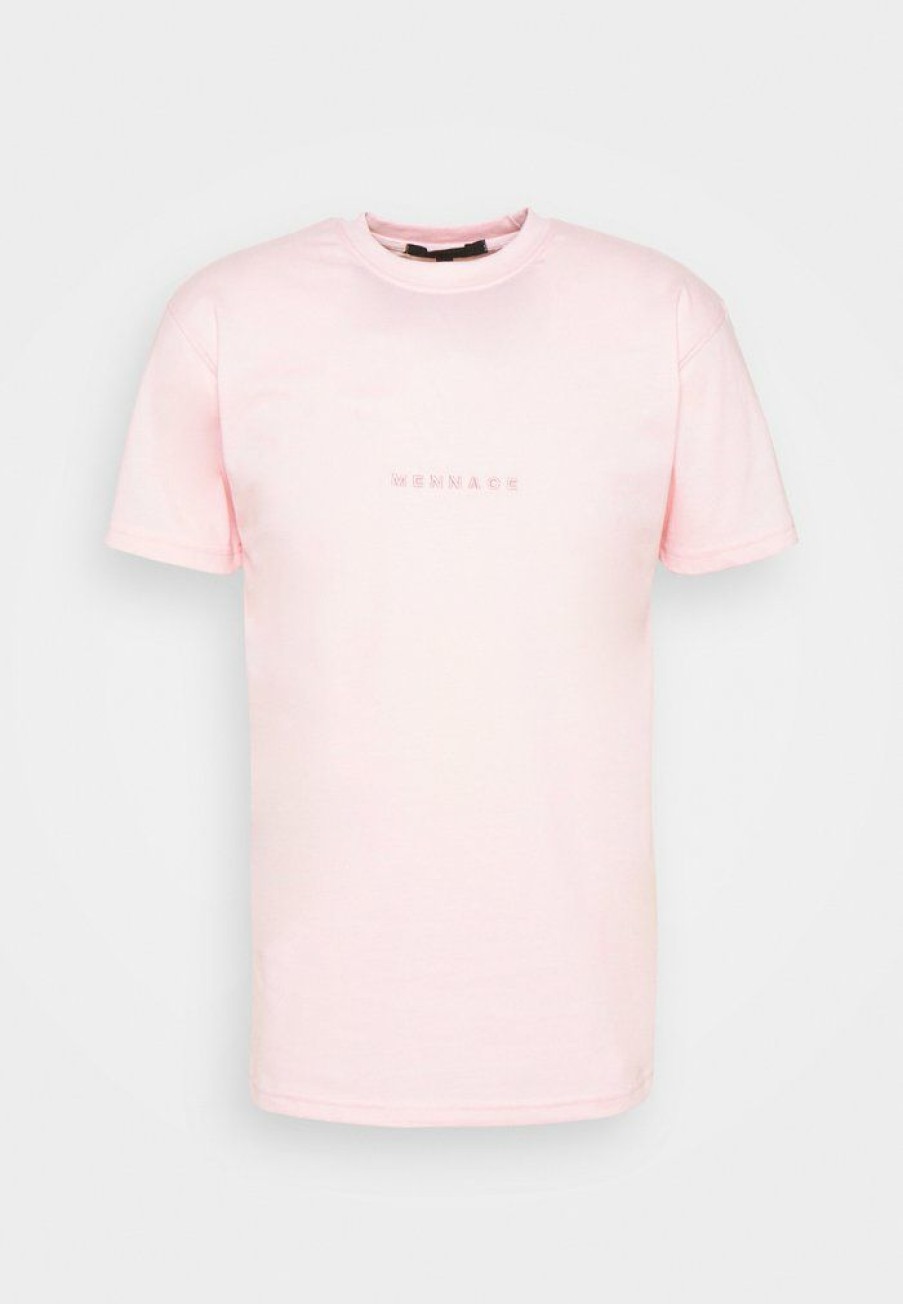 Clothing * | Mennace Unisex Essential Regular Basic T-Shirt Rose