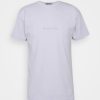 Clothing * | Mennace Essential Regular Unisex Basic T-Shirt Light Purple