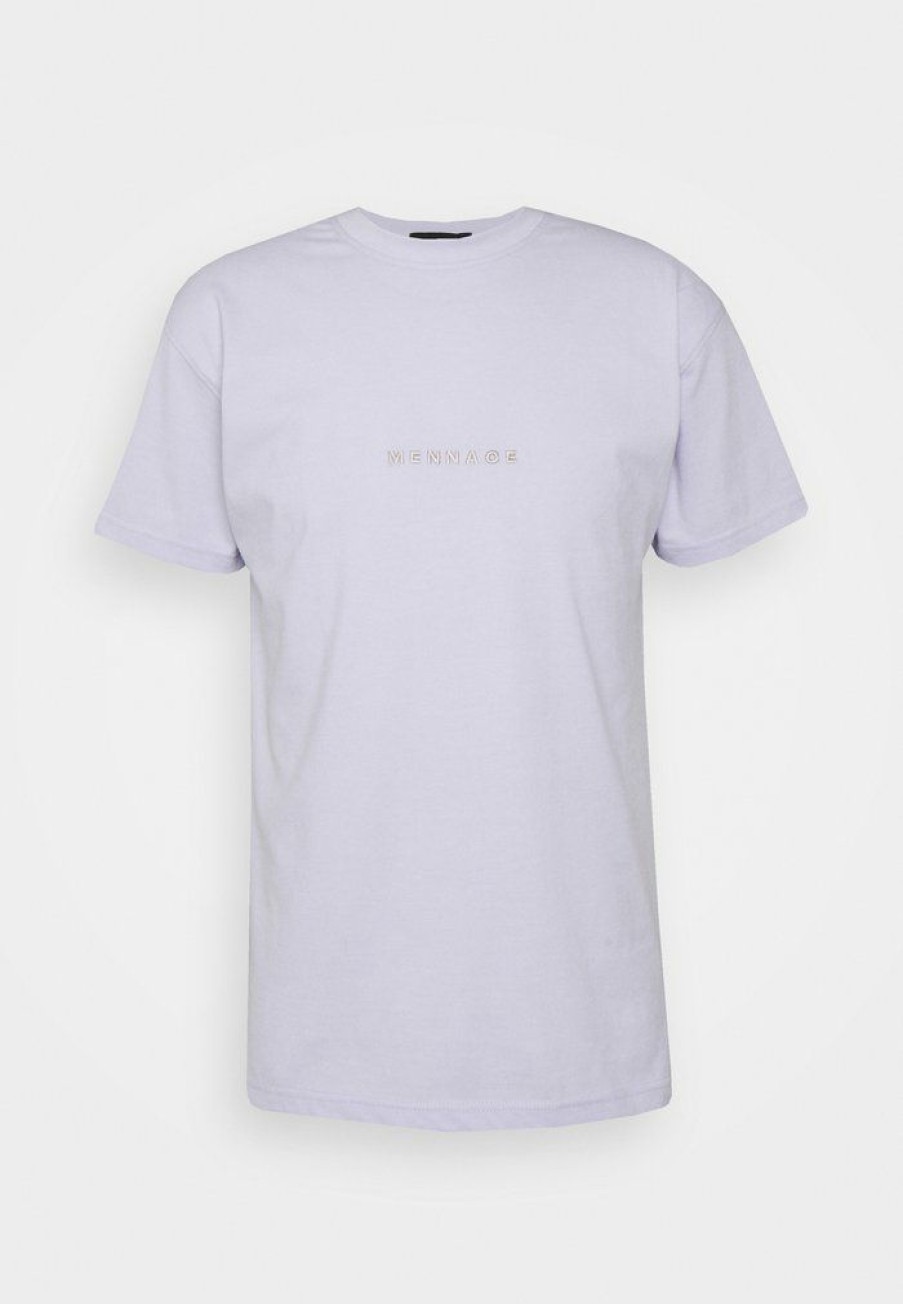 Clothing * | Mennace Essential Regular Unisex Basic T-Shirt Light Purple