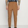 Shirt * | Mennace Aftermath Tapered Suit Trouser Chinos Light Brown