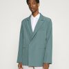 Clothing * | Mennace Aftermath Asymmetric Suit Jacket Suit Jacket Light Blue