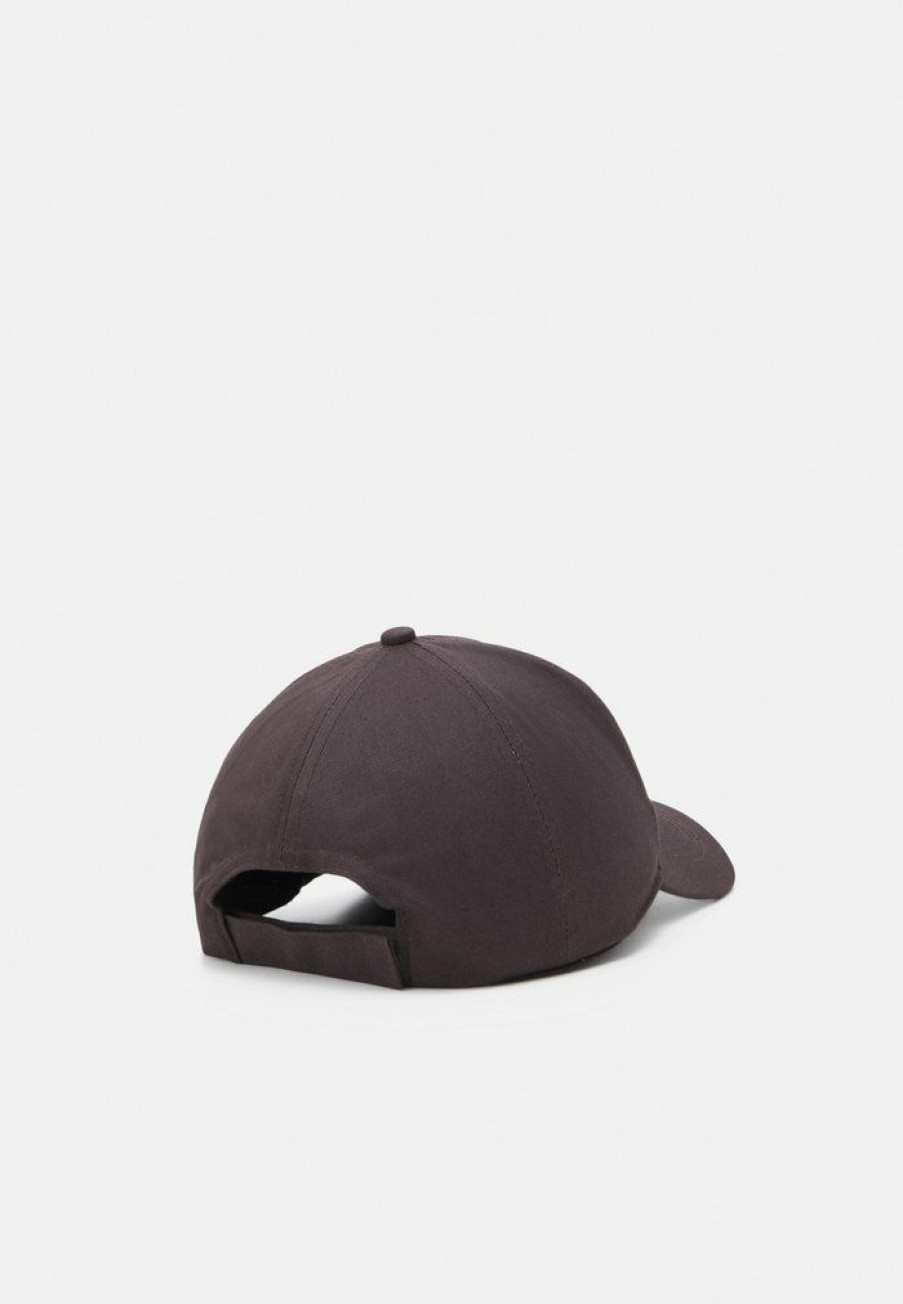 Accessoires * | Mennace Embroidered Logo Unisex Cap Dark Grey