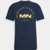 Clothing * | Mennace Club Print T-Shirt Blue